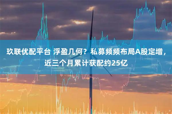 玖联优配平台 浮盈几何？私募频频布局A股定增，近三个月累计获配约25亿